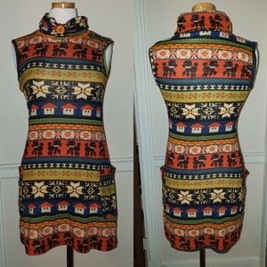 Unique sleeveless dress with pockets